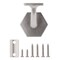 National Hardware National Hardware Powell Gray Zinc Die Cast w/Steel Strap Handrail Bracket 3-5/32 in. L 150 lb N830-535 - alternate 2